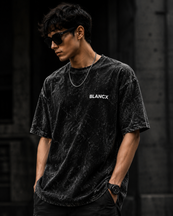 BlancX Acid Wash Tee